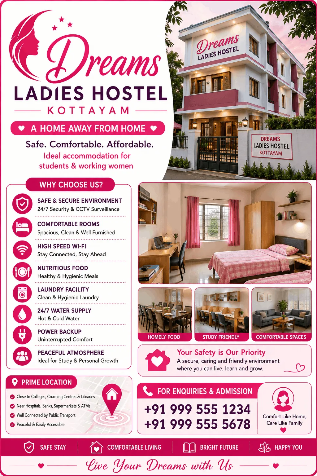 Dreams ladies hostel