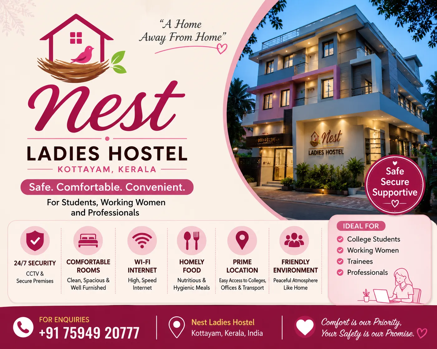 Nest ladies hostel