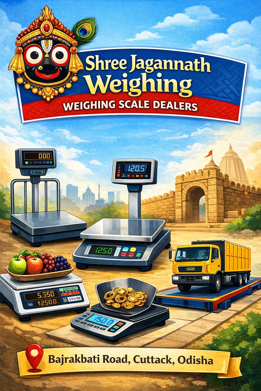 Shree Jagannath Weighing